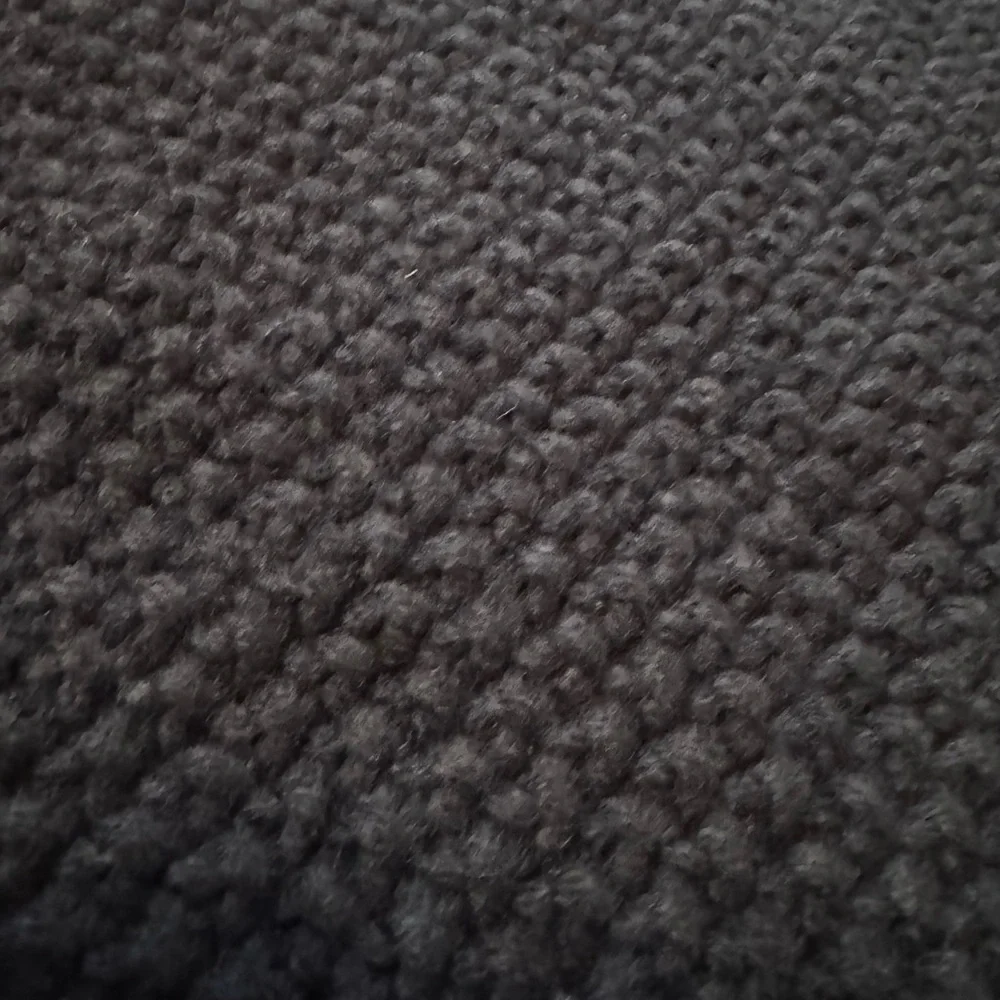 Elegant Black Knit Infinity Scarf